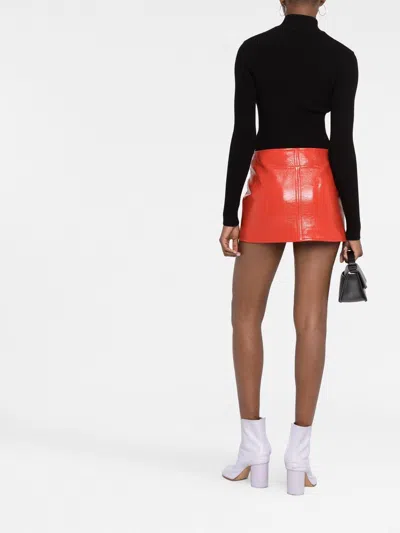 Courrèges Re-edition Rib Knit Mockneck Sweater