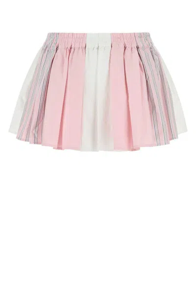 Alexander Wang Light Pink Panelled Shorts