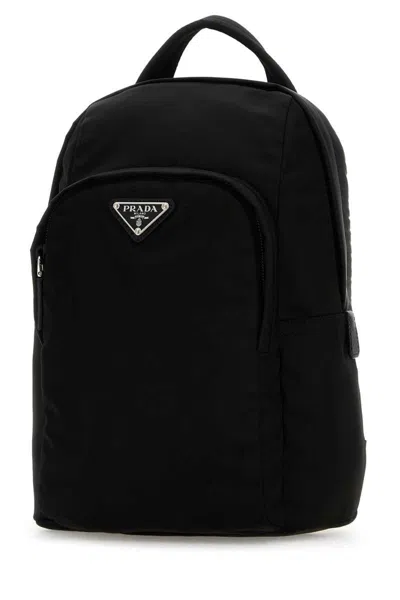 Prada Black Triangle-logo Crossbody Bag