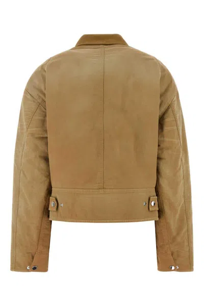 Jw Anderson Camel Cotton Padded Jacket