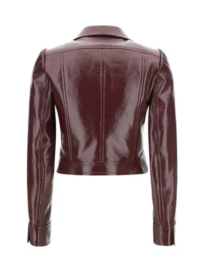 Courrèges Courreges Reedition Reedition Vinyl Jkt In Burgundy