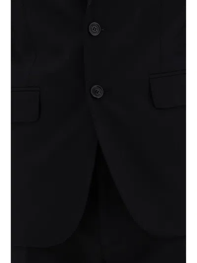 Dsquared2 Paris Stretch Wool Suit In Black