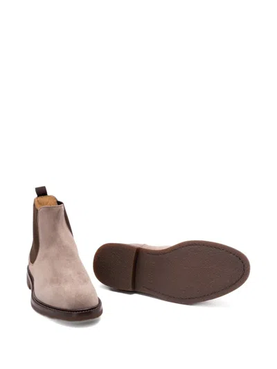 Brunello Cucinelli Men Leather Chelsea Boots