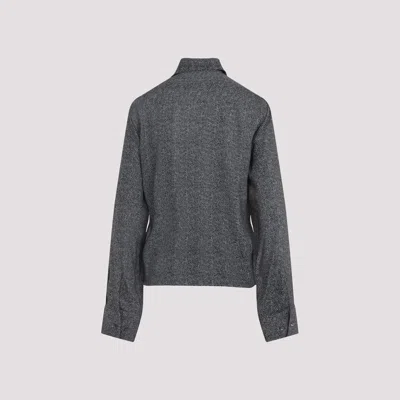 Ermanno Scervino Grey Tailored Shirt With Classic Collar