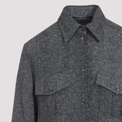 Ermanno Scervino Grey Tailored Shirt With Classic Collar