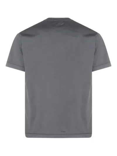Stone Island Slim Fit Cotton Jersey T-shirt With Compass Patch Clothing In Black