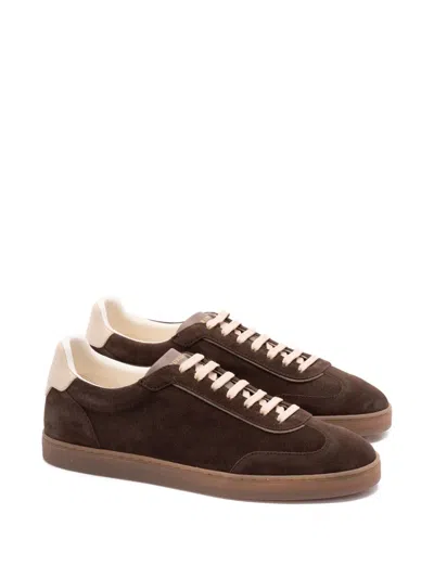 Brunello Cucinelli Men Suede Leather Sneakers