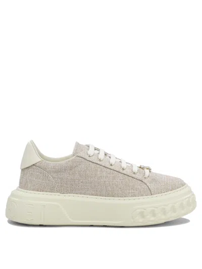 Casadei Platform Sneakers With Textured Upper