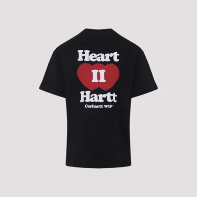 Carhartt Heart Motif Crew Neck Graphic Print T-shirt In Black