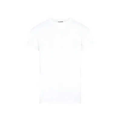 Jil Sander Crewneck Short-sleeved T-shirt In White