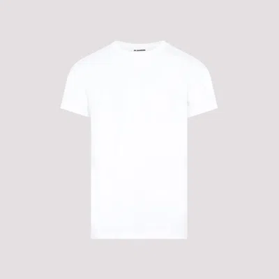 Jil Sander Crewneck Short-sleeved T-shirt In White