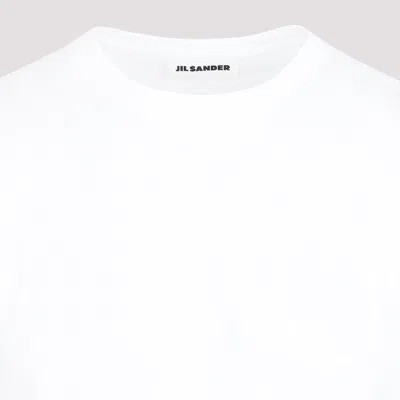 Jil Sander Crewneck Short-sleeved T-shirt In White