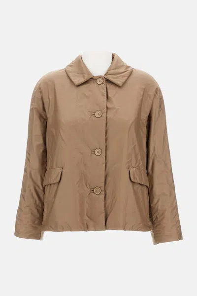 Max Mara The Cube Giacca Corta Creens In Brown