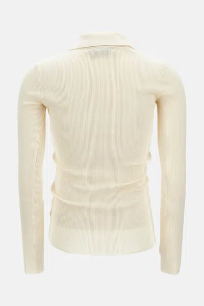 Elisabetta Franchi Knitted Tricot In Neutral