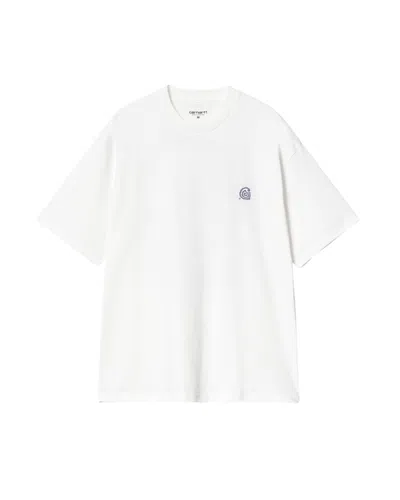 Carhartt S/s Helix White T-shirt In White