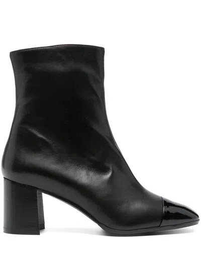 Carel Paris Estime Bis Black Ankle Boot In Black