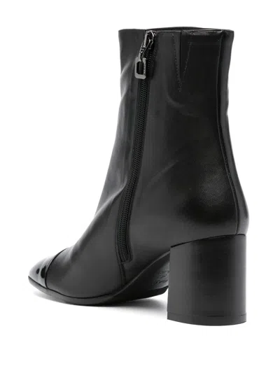 Carel Paris Estime Bis Black Ankle Boot In Black