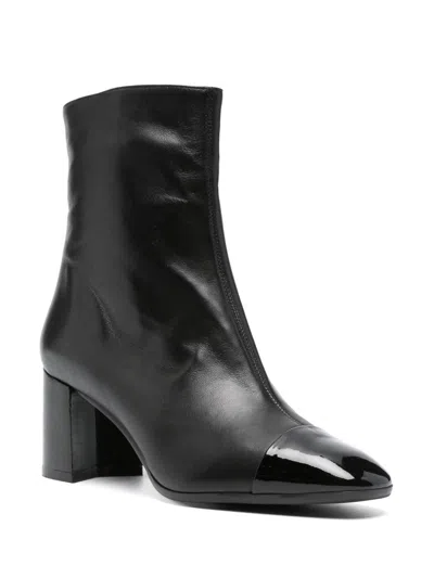 Carel Paris Estime Bis Black Ankle Boot In Black