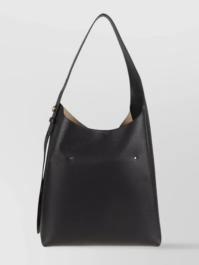 Tory Burch Small Leather Hobo Bag With Adjustable Strap