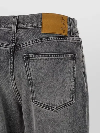 Haikure Grey Flanel Jeans Belt Loops In Gray