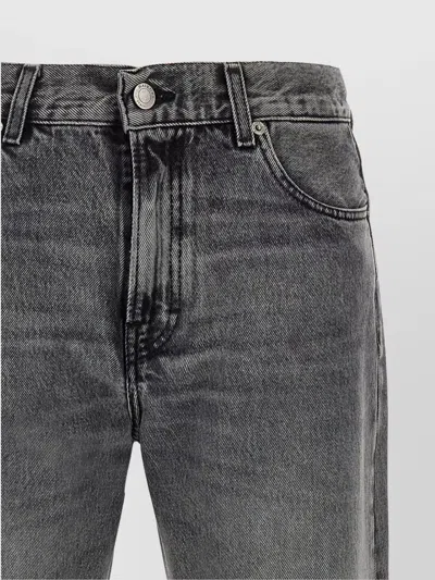 Haikure Grey Flanel Jeans Belt Loops In Gray
