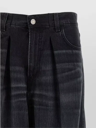 Haikure Candy High-rise Wide-leg Jeans In Black