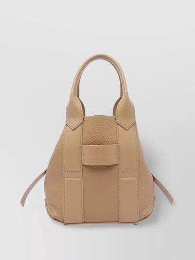 Hogan Handbag With Detachable Strap And Top Handles