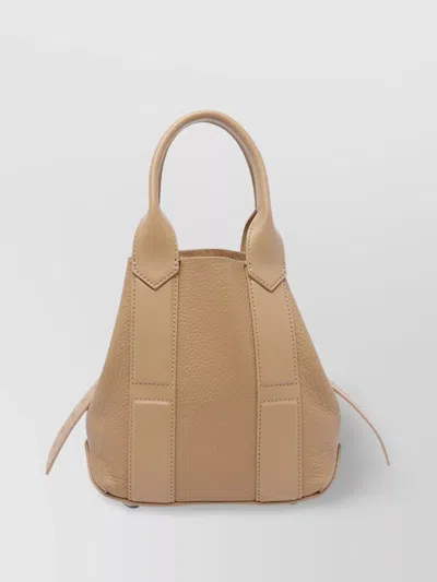 Hogan Handbag With Detachable Strap And Top Handles