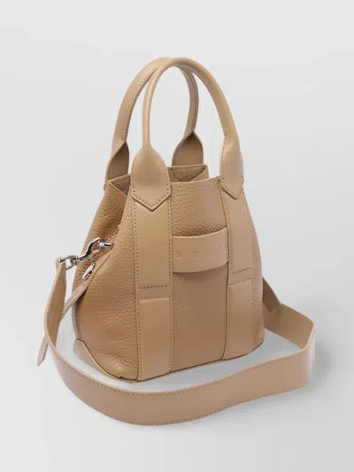 Hogan Handbag With Detachable Strap And Top Handles