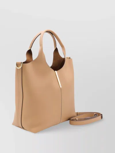 Tod's Shoulder Bag With Detachable Strap And Top Handles