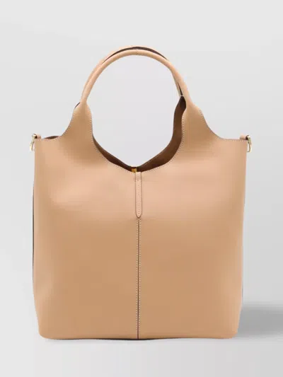 Tod's Shoulder Bag With Detachable Strap And Top Handles