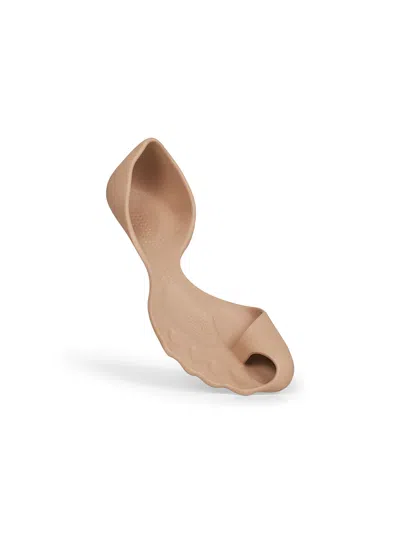 Balenciaga Flat Sole Open Toe Eva Zero Sneakers In Neutral