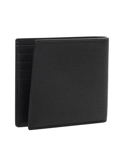 Balenciaga Cash Black Wallet In Grained Leather