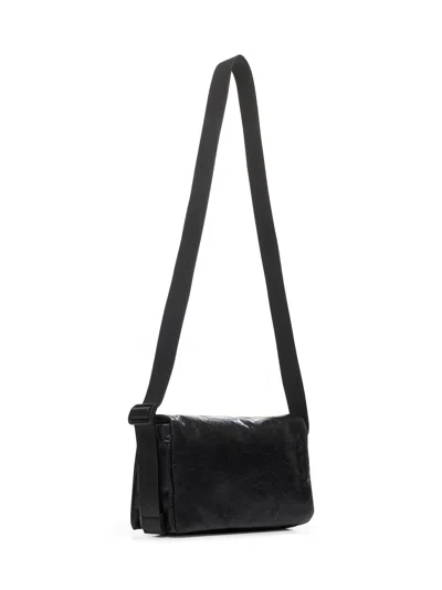 Balenciaga Men Black Monaco Flap Messenger S Bag