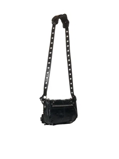 Balenciaga Le Cagole Shoulder Bag With Iconic Studs In Black