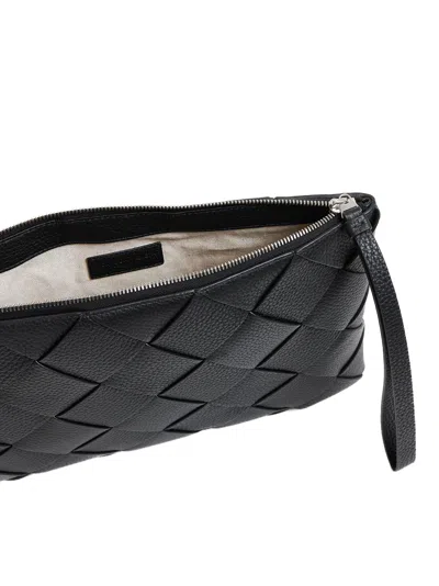 Bottega Veneta Diago Intreccio Leather Clutch Bag