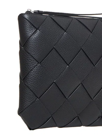 Bottega Veneta Diago Intreccio Leather Clutch Bag