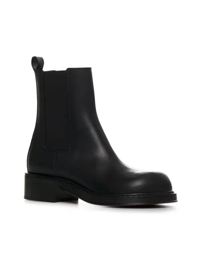 Bottega Veneta The Lug Leather Ankle Boots