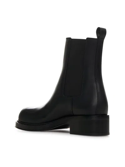 Bottega Veneta The Lug Leather Ankle Boots