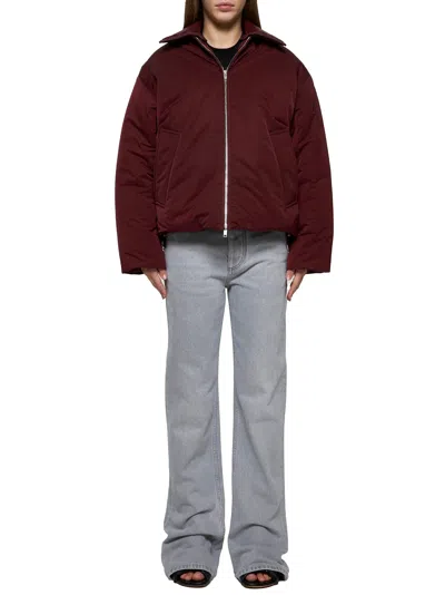 Bottega Veneta Denim Flared Leg Trousers In Blue