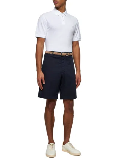 Brunello Cucinelli Essential Bermuda Shorts In Blue