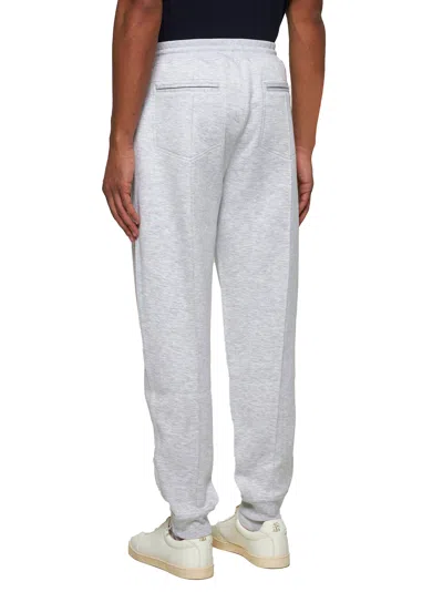 Brunello Cucinelli Men Grey Fleece Joggers
