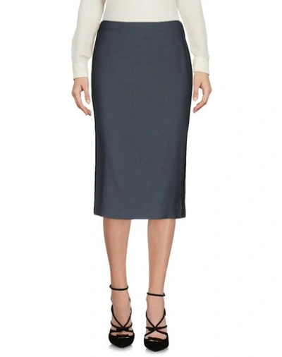 A.f.vandevorst Midi Skirts In Lead