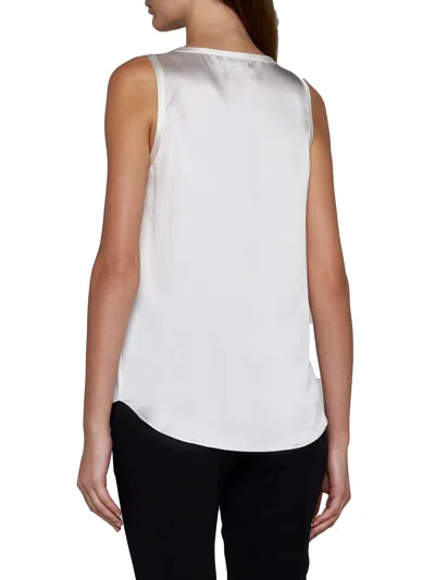 Brunello Cucinelli Women Silk-blend Blouse In White