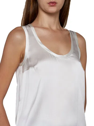 Brunello Cucinelli Women Silk-blend Blouse In White