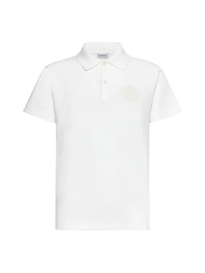 Burberry Chalk Pique Ekd Polo Shirt