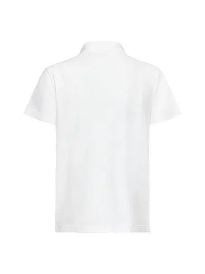 Burberry Chalk Pique Ekd Polo Shirt