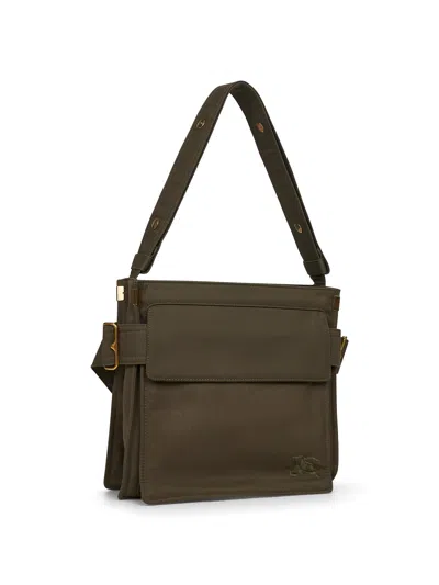 Burberry Men Green Small Trench Tote Crossbody Bag