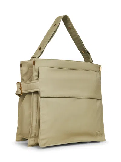 Burberry Men Hunter Green Medium Trench Tote Crossbody Bag