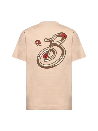 Burberry Ladybug Logo T-shirt In Brown